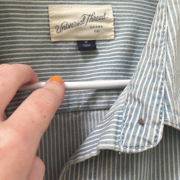 Universal thread, jean jacket, striped - Picture 4 of 6